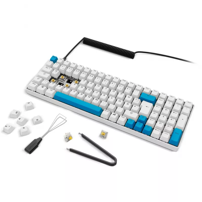 Mechaninė žaidimų klaviatūra Sharkoon SGK50 S2 QWERTZ belaidė