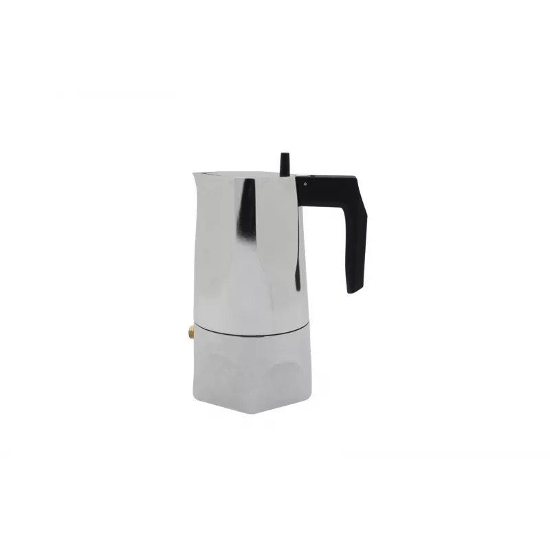 Alessi MT18/3 Espresso aparatas Ossidiana, Nerūdijantis plienas, Aliuminis, 3,5 x 18,5 x 40,5 cm