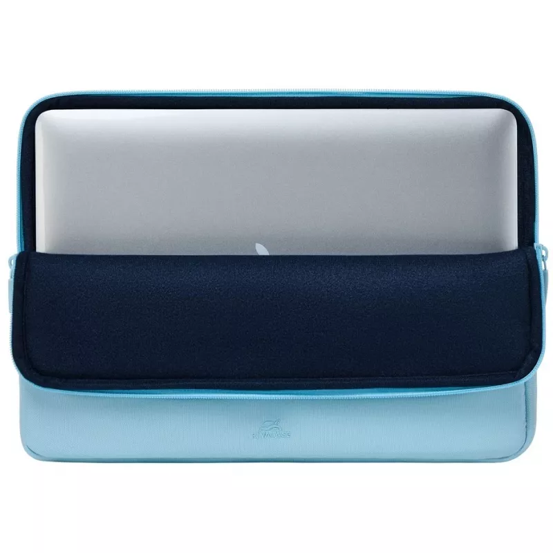 Nešiojamojo kompiuterio dėklas Rivacase Riva Szuzuka 14 colių Pastel Blue – minkštas neopreninis dėklas 14 colių nešiojamiesiems