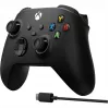 Microsoft Xbox Wireless Controller Black + USB-C laidas – žaidimų pultas, skirtas PC, Xbox One, Xbox One S, Xbox One X, Xbox Series S, Xbox Series X