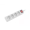 Prailginimo laidas Lanberg PS1-04E-0150-W 1,5 m 4 kištukiniai lizdai vidaus patalpoms baltas