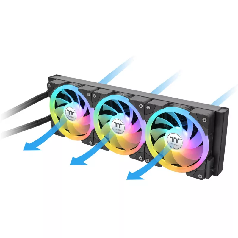Skystas CPU aušintuvas THERMALTAKE MAGFloe 360 Ultra – 360 mm radiatorius, RGB ventiliatoriai