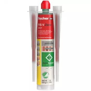 fischer 558953 - Zementmörtel - Paste (gebrauchsfertig) - 0,3 kg - Lüftungsziegel - Mauerziegel - ETA-20/0572 ETA-20/0574 ETA-21/0267 DoP No. 0238 DoP