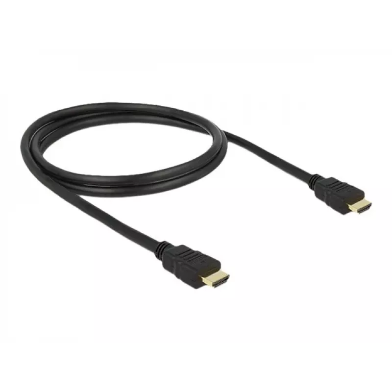 HDMI kabelis DeLOCK 84752 1 m, A tipo kištukas–kištukas, juodas