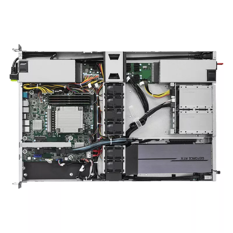 Kompiuterio korpusas ASRock 1U1G-W680/2L2T stelažinis (1U) pilkas