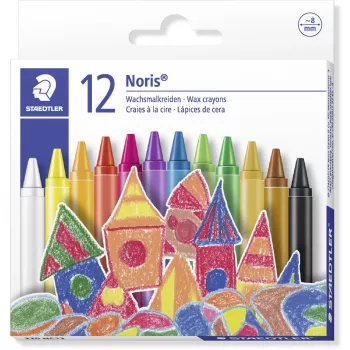 Vaškiniai pieštukai Staedtler 220 08 C12 12 spalvų asorti