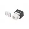 Keystone modulis RJ45 – LSA UTP cat.6a 180 laipsnių į montavimo dėžutę