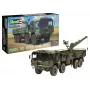 Plastikinis modelis REVELL Man 10T Milgl 8x8 sunkvežimis 1/35 masteliu