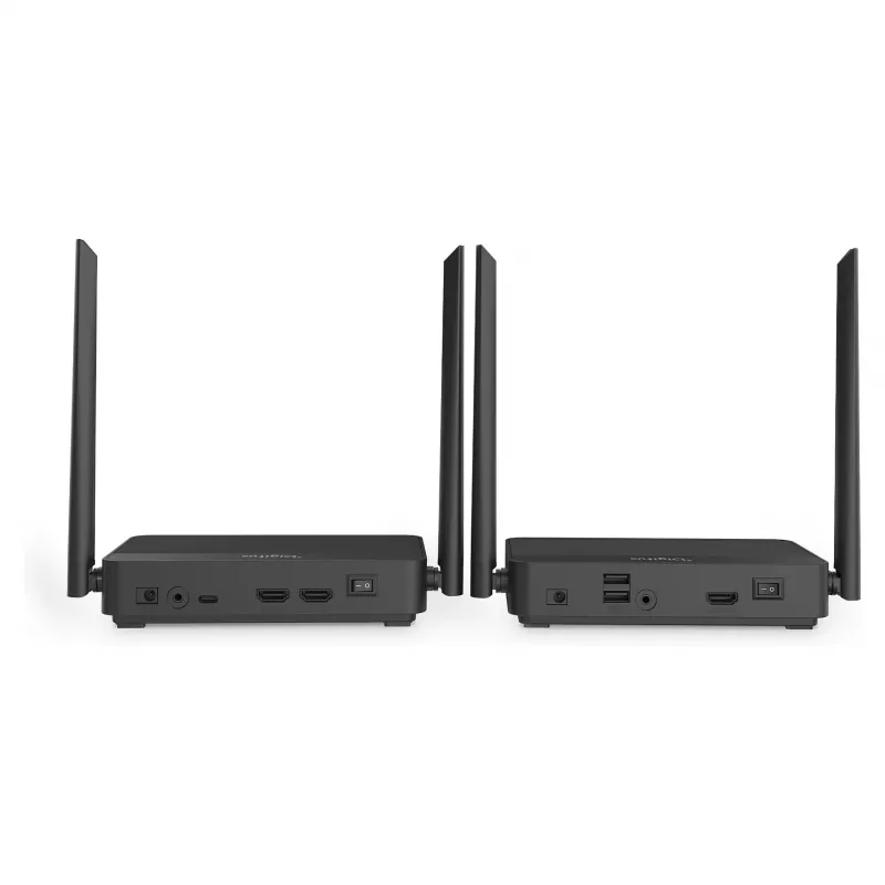 Belaidis HDMI KVM plėtiklio rinkinys DIGITUS DS-55360 – Siųstuvas ir imtuvas, 100 m, 4K/60Hz, HDMI, USB-A/USB-C