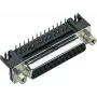 D-Sub jungtis Harting 09 68 463 5812 37 kontaktų lituojama stačiu kampu