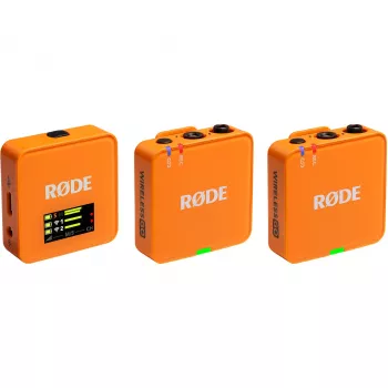 RØDE Wireless GO III Orange - belaidė mikrofonų sistema (oranžinė)