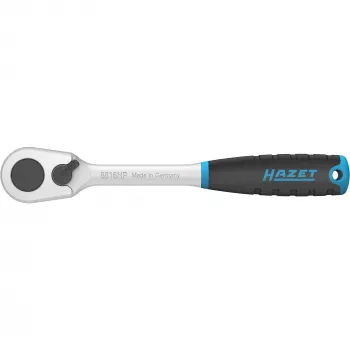 Reversinis reketinis raktas Hazet 8816HP 3/8 colio smulkiais dantimis, kompaktiškas