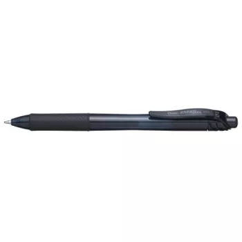 Ištraukiamas rašiklis su segtuku Pentel Energel X 1.0 Juodas