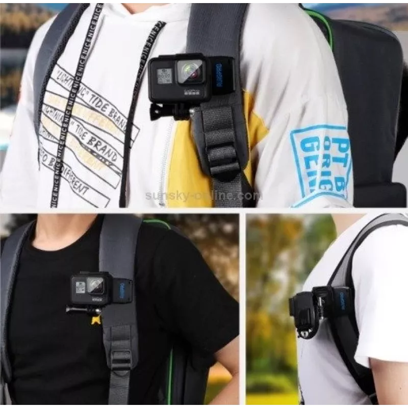Dirželio laikiklis RUIGPRO DCA6908, skirtas DJI Osmo Action – 360° sukimasis, lengvas