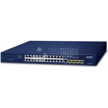 Valdomas jungiklis PLANET GS-4210-24T4SR 24 prievadų Gigabit Ethernet L2/L4