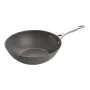 Wok keptuvė Ballarini 75002-815-0 apvali antracitinė 30 cm, aliuminis, 6 sluoksnių granito/titano nelipni danga