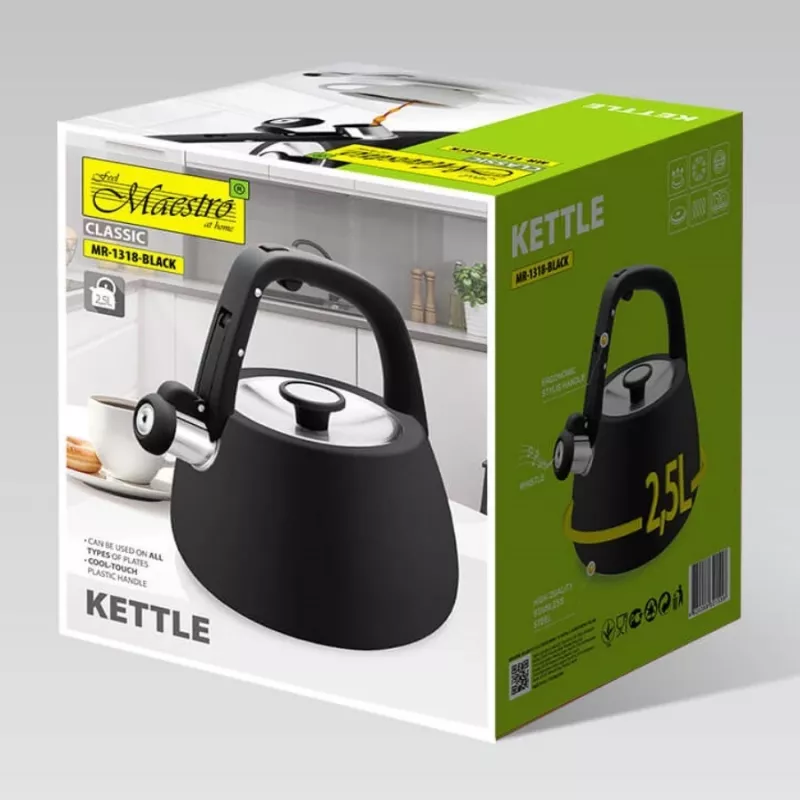 Virdulys Kettle Maestro MR-1318-BLACK