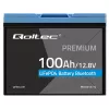 LiFePO4 baterija QOLTEC 12.8V 100Ah su Bluetooth – 12,8 V 100 Ah