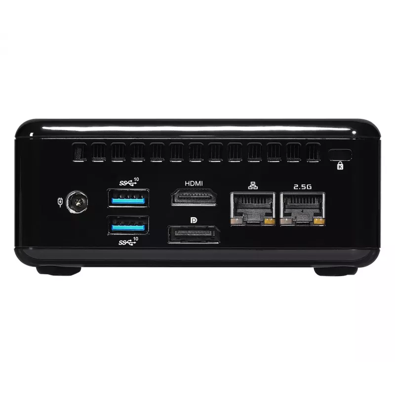 ASRock NUC BOX-1165G7 0,6L mini kompiuteris juodas i7-1165G7 4,7 GHz