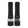 Russell Hobbs 28010-56 elektrinis druskos ir pipirų malūnėlių rinkinys (automatinis, reguliuojamas malimas, šviesa ant pagrindo, juodas metalinis dizainas)
