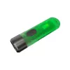 Raktų pakabuko žibintuvėlis Nitecore TIKI GITD Pilka – USB įkraunamas, 1 lm, 55 mm, 12 g, IP66