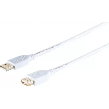 USB ilginimo laidas ShiverPeaks 77122-W High Speed USB 2.0 A kištukas į A lizdą