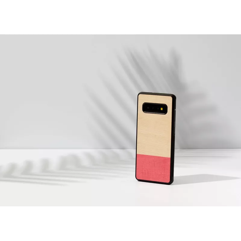 Dėklas Samsung Galaxy S10 Plus iš medžio ir polikarbonato „Miss Match Black“ – man and wood
