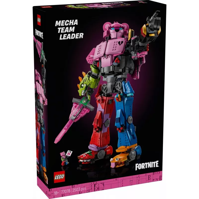 LEGO statybinis rinkinys Team Leader Mechs 77078 — Fortnite, 2503 detalės, 1 minifigūrėlė, 450 mm mecho aukštis