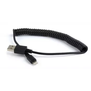 Gembird CC-LMAM-1.5M laidas – 1,5 m, Lightning į USB-A, juodas