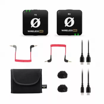 WIME RODE WIRELESS ME Dviejų kanalų belaidė mikrofono sistema tinklaraštininkams ir podcasteriams