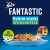 Šlapias kačių maistas Purina Nestlé FELIX Fantastic žuvies skoniai – tunas, lašiša, menkė, plekšnė, 12×85 g paketėliai