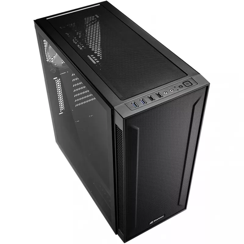PC korpusas Sharkoon TG6M RGB Tower juodas