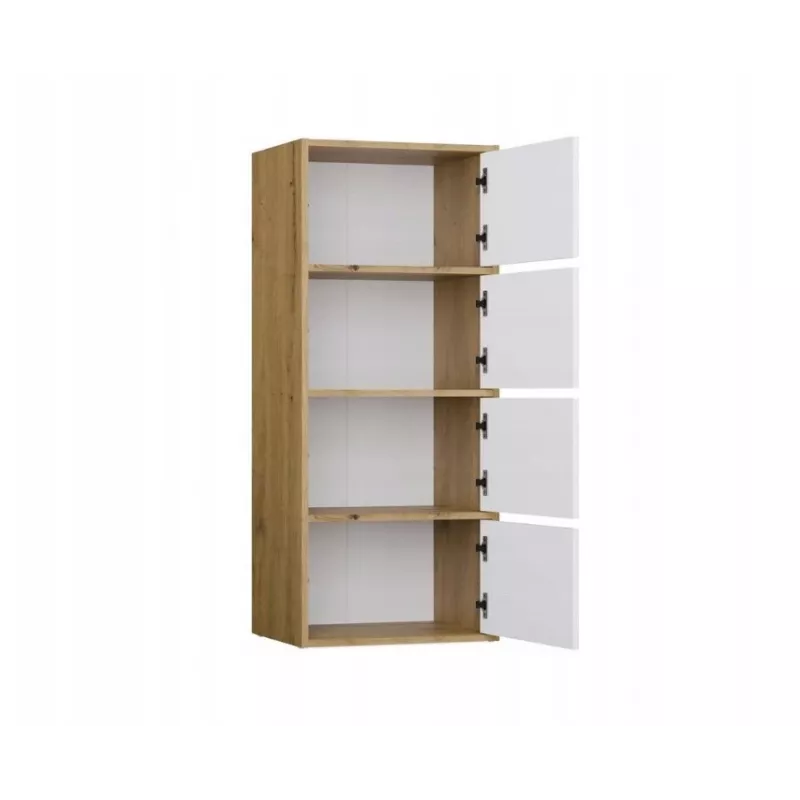 ALMA komoda artisan ąžuolas/baltas