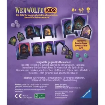 Ravensburger Vilkai – Jaunųjų vilkų naktis Kortų žaidimas