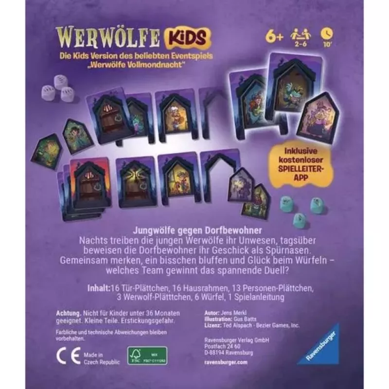 Ravensburger Vilkai – Jaunųjų vilkų naktis Kortų žaidimas