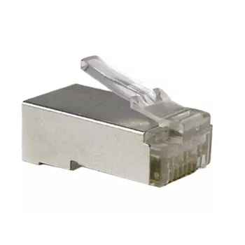 RJ45 kištukas A-LAN WT003, aliuminio spalvos, 2 g, tinklo kabeliams
