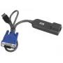 Hewlett-Packard HP USB sąsajos adapteris – vaizdo / USB plėtinys, skirtas HP TFT7600 G2, BLc3000 korpusui, ProLiant DL360p Gen8, ML350e Gen8, serverio konsolės jungikliui (AF628A)