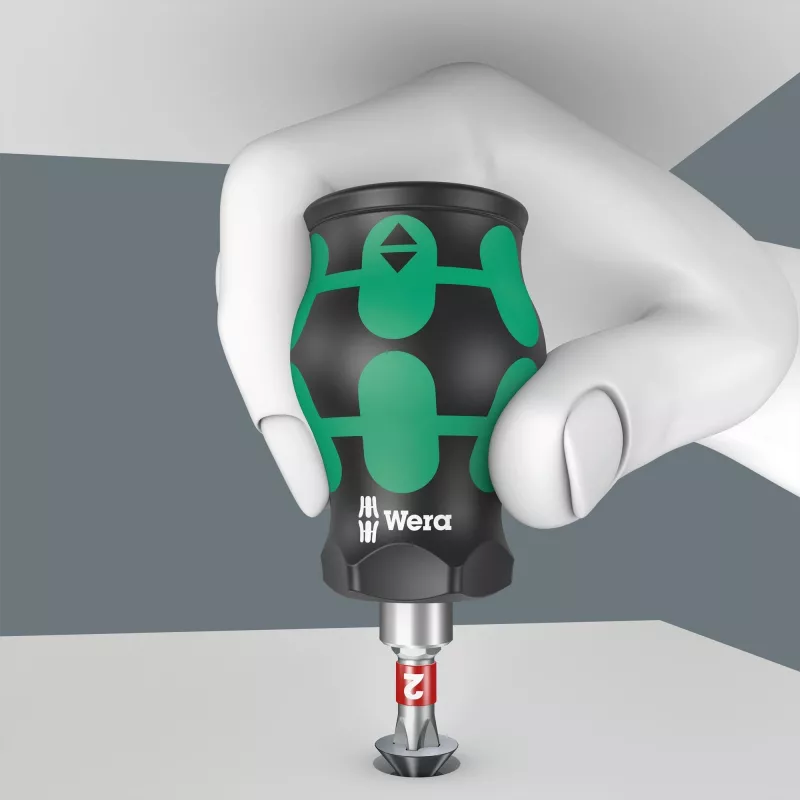 Wera Kraftform compact Stubby Magazin 2 daugiafunkcis atsuktuvas tiesus