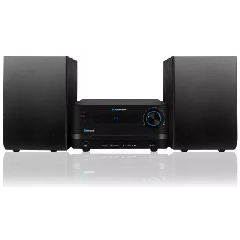 Namų audio mikro sistema BLAUPUNKT MS14BT – CD/MP3 grotuvas, Bluetooth, USB, FM RDS, 15W RMS, juoda