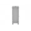 LANBERG 19 colių 32U stovimas serverio spintos stovas 600×600 mm pilkas su perforuotomis durelėmis ir LCD (Flat Pack)