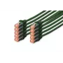 Tinklo kabelis Digitus CAT 6 S/FTP RJ-45 0,25 m žalias