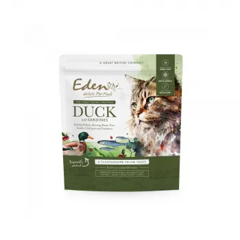 EDEN Duck & Sardine - sausas kačių ėdalas - 1,5 kg