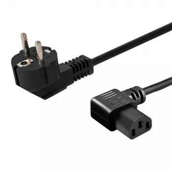 Maitinimo laidas SAVIO CL-115 IEC C13 iki kištuko, 1,2 m, juodas
