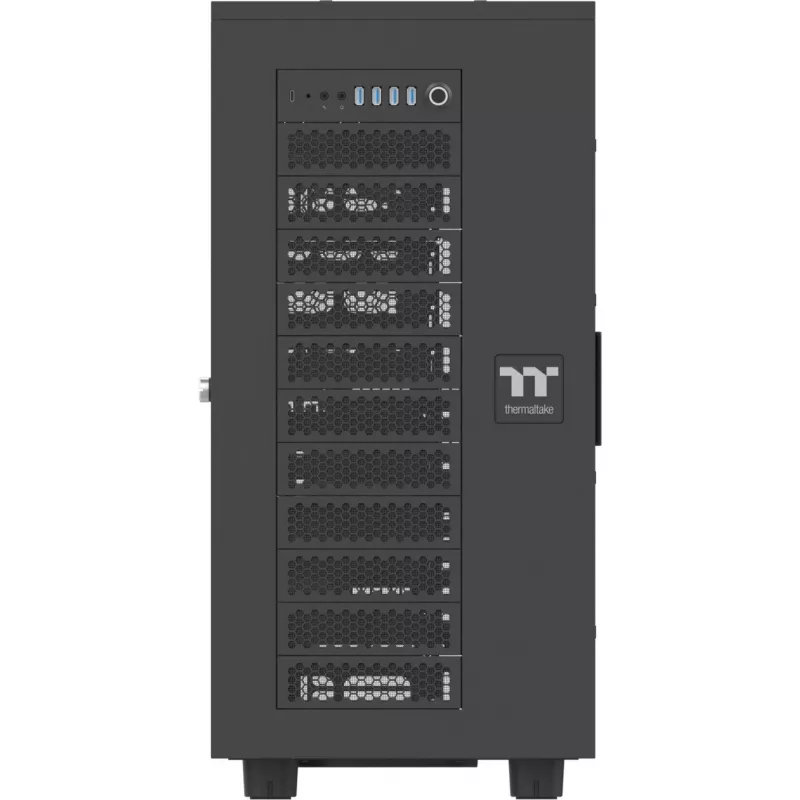 Thermaltake korpusas AX700 TG Super Tower juodas mažmeninis - Bokštas (CA-11B-00F1WN-00)