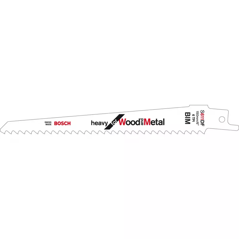 Bosch S 611 DF Heavy pjūklo geležtė medžiui ir metalui