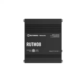 Teltonika RUTM08 laidinis maršrutizatorius Gigabit Ethernet juodas