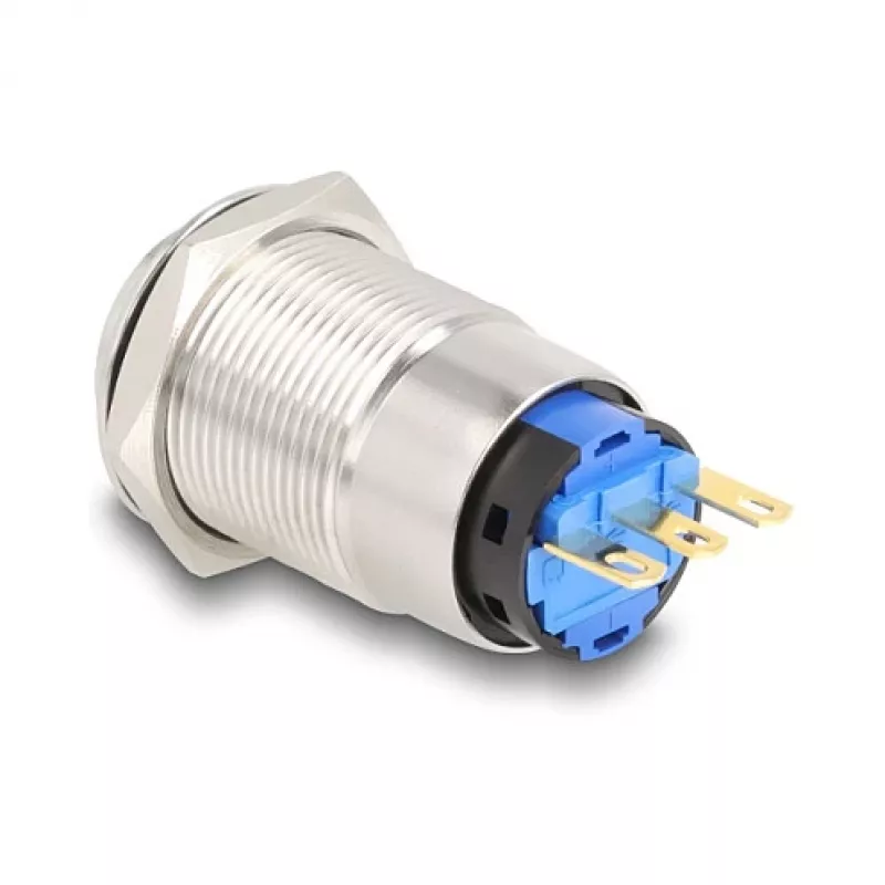 Mygtukų skydelis DeLOCK 20985 sidabrinis 230V 3A