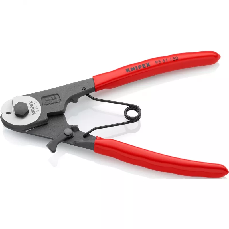 Knipex 95 61 150 kabelių užspaudimo replės juoda, raudona, sidabrinė