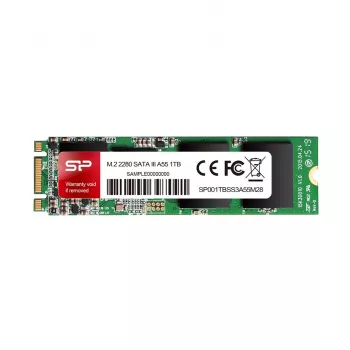 SSD M.2 1 TB Silicon Power SP001TBSS3A55M28 — SATA III, 560/530 MB/s, SLC, MTBF 1,5 mln. val.