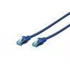 Tinklo kabelis Digitus CAT 5e SF/UTP RJ-45 1 m mėlynas